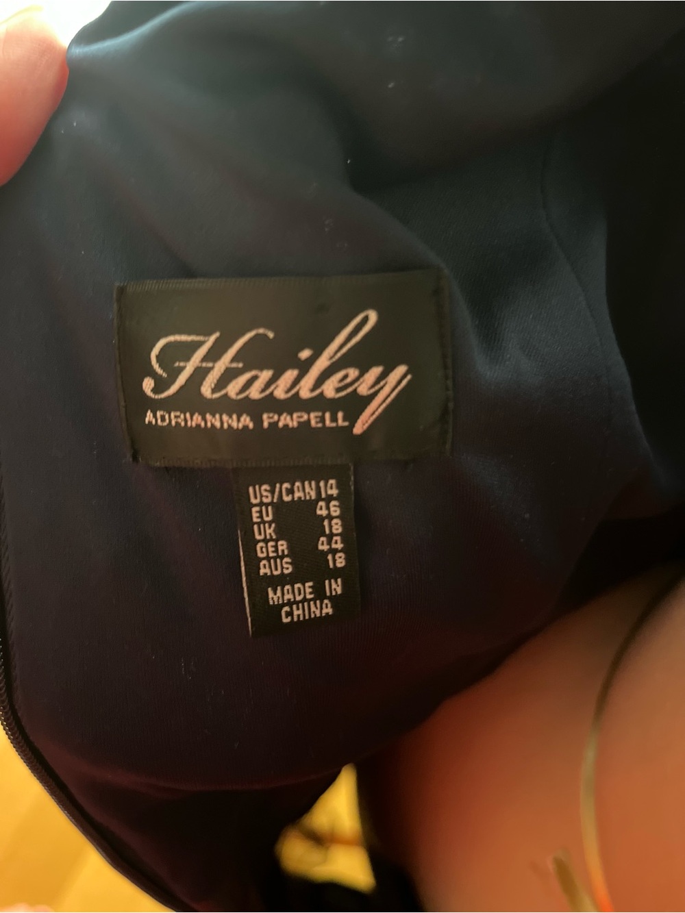 Adrianna Papell Hailey | Navy Cocktail Dress